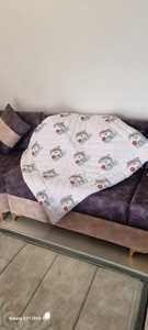 Edredón de bebé con estampado de bloque de mano, funda de cama Kantha de algodón con estampado de bloque de mano suave, colcha Kantha - Product Image 2