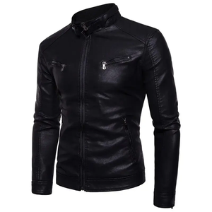 Gilet de moto léger de haute qualité pour hommes Logo personnalisé en cuir véritable véritable pour l'hiver à bas prix - Product Image 3