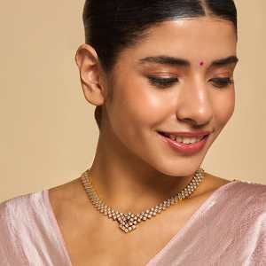 Silver Temple 173352 Crystal <b>Necklace</b> - Product Image 1