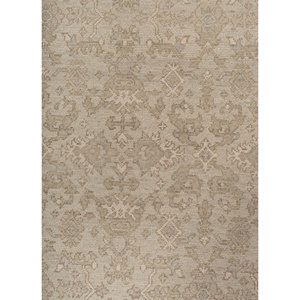 Tapis en laine noué à la main Erbe Blue, style classique, motif rectangulaire à médaillon, poils longs, pour salon, tapis faits main de Jaipur ZA-GS-22 - Product Image 3