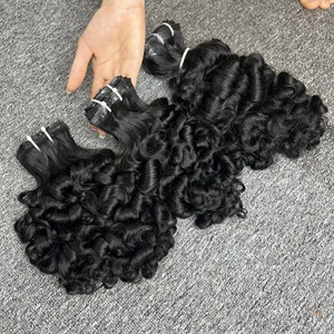 Clip sin costuras en cabello humano virgen birmano cabello rizado birmano Virgen al por mayor de 100% humano crudo - Product Image 3