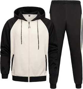 Custom Sweat Jogger Stacked Pants <b>Set</b> Tracksuits 2 <b>Pc</b> Sweatsuit Distressed Embroidery Hoodie and Flared Sweatpants <b>Sets</b> for Men - Product Image 1