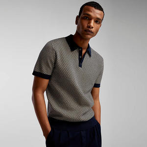 เสื้อโปโลทรงโอเวอร์ไซส์สำหรับผู้ชายเสื้อโปโลทรงหลวมพิมพ์โลโก้ตามสั่ง - Product Image 4