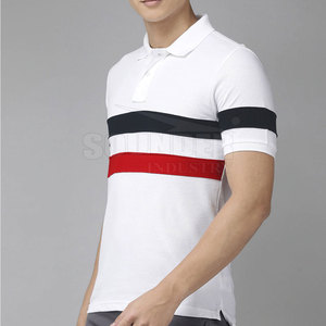 เสื้อโปโลผู้ชายผ้าฝ้ายแห้งเร็วเสื้อยืดโปโลแบบมีเอกลักษณ์ดีไซน์ขนาดพลัสไซส์ - Product Image 3