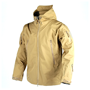 Vêtements de randonnée à capuche imperméables pour l'extérieur Automne et hiver Plus Manteau d'équitation coupe-vent en polaire - Product Image 6