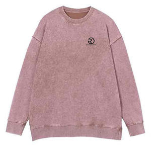 Sudaderas de lavado ácido, ropa deportiva ligera para hombre, ropa informal, sudaderas, sudadera de algodón 100% holgada con lavado ácido - Product Image 5