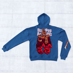 Fabricant personnalisé pulls à capuche homme vieilli broderie soleil délavé vintage coton lourd lavé à l'acide sweat à capuche pour garçons - Product Image 6