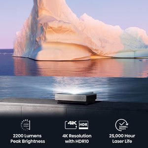 Ultra Short Throw 4K Smart Laser Projector 2200 Lumens Home Theater with Android 14 DLP Lens WiFi 3D Features - Product Image 3