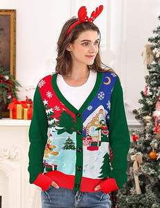 Nouveauté 2024, nouveau design, pulls pour hommes, pull chaud à col rond, respirant, tricoté, à couleurs contrastées, coupe slim - Product Image 3