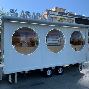 Tùy chỉnh kích thước đường phố di động bánh Pizza nhượng Bộ Trailer thanh thực phẩm Trailer tacos xe tải nhà hàng thức ăn nhanh giỏ hàng thực phẩm BBQ Xe tải - Product Image 6
