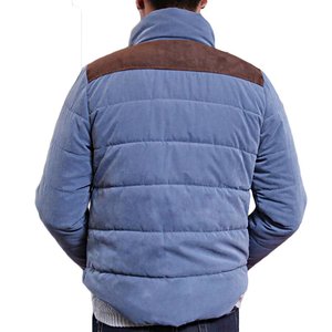Quality Custom Hooded Padded <b>Quilted</b> Puffer Jacket Canvas Waterproof Winter <b>Wool</b> Filled Front Logo for Work - Product Image 3