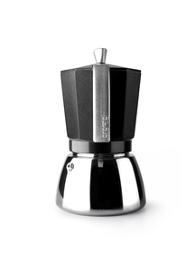 Caffettiera in alluminio "Elba Black", 3 tazze (Ibili 629203) - Product Image 2