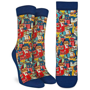 Calcetín informal de color sólido de alta Fabricación de talla grande suave/calcetines de cantidad a granel impresos por sublimación personalizada de buena calidad a la venta - Product Image 1