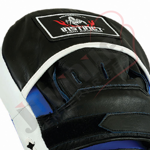 High Quality Lightweight Cowhide Leather Boxing Focus <b>Pads</b> Breathable Wholesale Jab Mitts with Hook For MMA Karate Taekwondo - Product Image 2