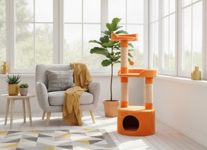 Rascador Amistar de alta calidad con luz cálida para gatos y gatitos de todas las razas y tamaños. - Product Image 4