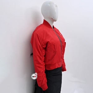 Abrigo de invierno para hombre de alta demanda con cremallera directo de fábrica logotipo de marca bordado personalizado soporte de tela de lona informal tejido al aire libre - Product Image 3