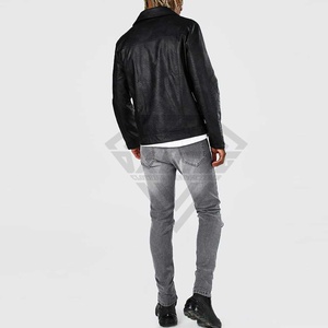 Meilleure vente Veste en cuir d'hiver pour homme Expédition personnalisée Col montant Caractéristique chauffante pour la moto Article frais - Product Image 4