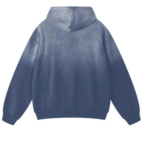 Designer Acid Wash Graphic Hoodie Heavyweight 100% Cotton Winter Embossed Puff Printing Autumn Button <b>Clothing</b> Custom Graphic - Product Image 6