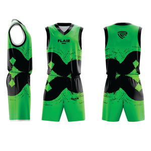 Ensemble de maillots de basketball de haute qualité pour hommes Impression numérique Chemise de sport personnalisable Tops et shorts Caractéristiques respirantes - Product Image 4