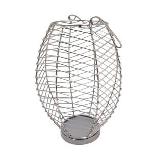 Lanterne en fer pour décoration de Table de maison et de jardin, couleur grise soudée, support de lampe à thé de taille Standard en vrac, nouvel arrivage - Product Image 3