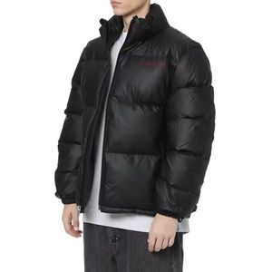 Chaqueta de Invierno Casual de Alta Calidad para Hombre, Ligera, con Capucha, Negra, Acolchada, Impermeable, Transpirable, con Cierre de Velcro - Product Image 2