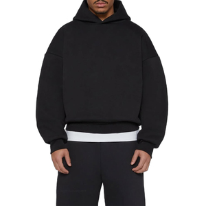 "Survêtement en coton de haute qualité avec logo personnalisé Ensemble de 2 pièces Sweat-shirt à capuche unisexe et survêtement brodé de luxe de qualité supérieure pour hommes" - Product Image 5