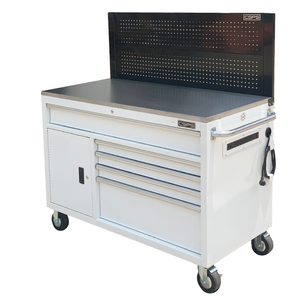 Armoire à outils 132cm 05 tiroirs stockage d'outils mécanique roulante boîte à outils en acier enduit de poudre Garage entrepôt industrie OEM pris en charge - Product Image 3