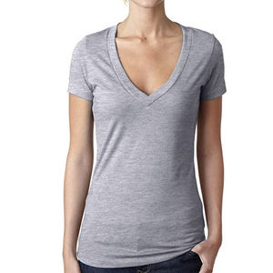 Camiseta de manga corta con cuello redondo para mujer, camisetas ajustadas - Product Image 6