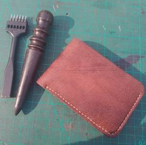 Cartera de Cuero Genuino para Hombre, Hecha a Mano, con Protección RFID, Tipo de Cierre Abierto, con Monedero y Compartimento para Billetes - Product Image 6