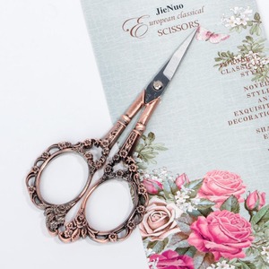 Ciseaux de précision pour cuticules, poils du nez, sourcils, cils et ongles, en acier inoxydable vintage de qualité supérieure, pour le soin de la beauté - Product Image 6