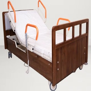 Lit de soins à domicile avec hauteur et dossier réglables électriquement pour le confort du patient et l'utilisation à domicile, disponible à bon prix - Product Image 1