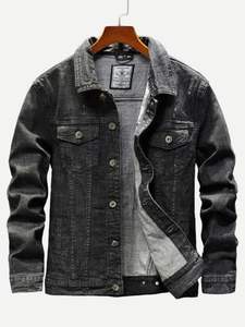 La mejor chaqueta vaquera para hombre Tendencias Vintage desgastada Versatilidad elegante y duradera Dominando el aspecto Chaquetas vaqueras para hombre - Product Image 2