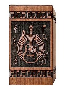 Urnas de cremación de madera modernas hechas a mano de estilo americano, urnas funerarias decorativas para hombres y mujeres - Product Image 5