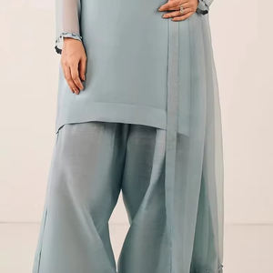 Venta caliente precio bajo Farsi Shalwar para mujeres MOQ bajo transpirable Farsi Shalwar boda y fiesta desgaste - Product Image 5