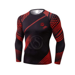 Traje de Compresión Transpirable, Ecológico, de Secado Rápido, Hecho a Medida para Hombre, Gimnasio, Fitness, Alta Calidad, Spandex/Poliéster, Más Vendido - Product Image 2