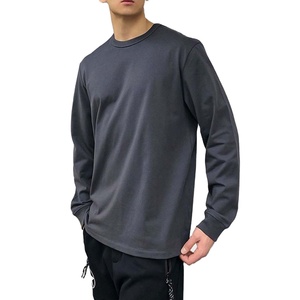 Camiseta Personalizada para Hombre, Cuello Grueso, 100% Algodón, Tejido Pesado, Corte Regular, Cuello Tejido, Antiarrugas, Estilo Casual Elegante - Product Image 3