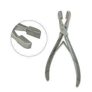 คีมหนีบเคราตินสแตนเลสสีเงินเครื่องมือต่อผม - Product Image 3