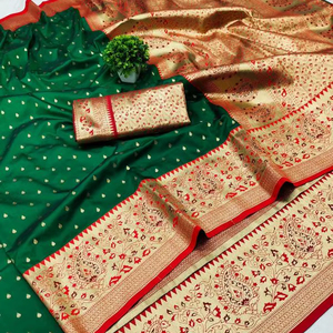 Onam Special Designer Sarees with Zari Weaving Soft Silk Indian & Pakistani Clothing Mercado mayorista en India - Product Image 1