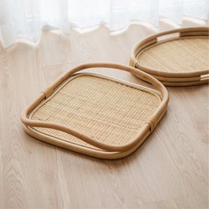 Rotin naturel Sangle Plateau - Product Image 1