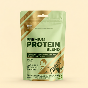 บรรจุภัณฑ์ผงเวย์โปรตีนเสริมอาหารกีฬาแบบกำหนดเอง 250 กรัม 500 กรัม 1 กิโลกรัม  แบบซิปล็อค ถุงฟอยล์อะลูมิเนียม - Product Image 3