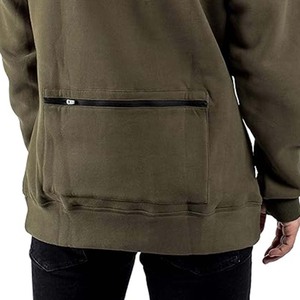 Nueva Sudadera con capucha de peso ligero lavado ácido de invierno para hombres Regular Fit 100% algodón polar transpirable y Capucha con cordón de secado rápido - Product Image 6