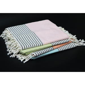 Toalla de playa turca multiusos de 100% algodón, toallas de playa suaves y de la mejor calidad al por mayor en la India - Product Image 2