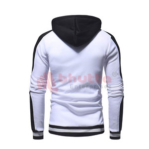 Fabricación personalizada Basics Algodón Mezclado Sólido Sudadera con capucha Custom Plain Dyed Street Fashion Winter Sherpa Fleece Pocket Hood High - Product Image 2