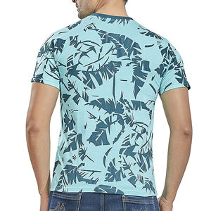 Venta al por mayor personalizado su logotipo de marca 100% algodón en blanco hombres camiseta lisa Casual hombres camisetas - Product Image 3