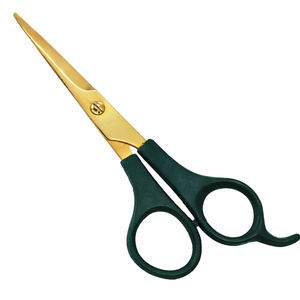 Premium Stainless Steel <b>Thinning</b> Scissors with Green Glitter Grip - Product Image 4