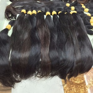 Extensiones de Cabello virgen brasileño sin procesar, Color Natural, peruano, malayo, indio, Remy - Product Image 4