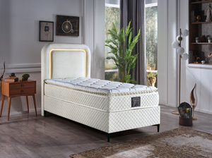 Modern European Designs <b>Double</b> <b>Storage</b> <b>Bed</b> King Queen Size Ottoman Velvet Fabric <b>Bed</b> - Product Image 3