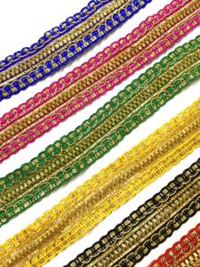 Haute Qualité Inde Pakistanaise Robe 25 MM Or Dentelle Garniture Pour Dupatta Et Sarees Offres En Gros - Product Image 5