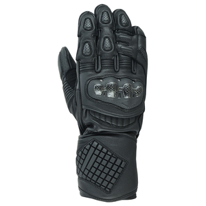 Gants de moto en cuir d'hiver personnalisés Gants respirants en cuir de conduite en plein air avec caractéristiques de robe de mode - Product Image 4