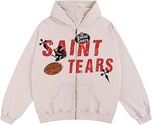 Sudadera con Capucha Negra Personalizada con Logotipo para Hombre, 500 Gsm, Sudadera con Capucha Estilo Urbano, 100% Algodón, Sudadera con Capucha Gruesa para Hombre - Product Image 1